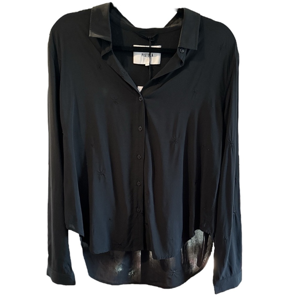 Pistola Evie Button Down w/Embroidered Stars - NWT - Picture 2 of 7